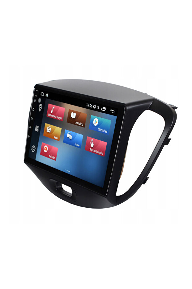 Hyundai i10 Araç Multimedya Android Ekran Carplay Navigasyon Double Teyp 2+32 9" 08-12 Black BLUEWAY - 2