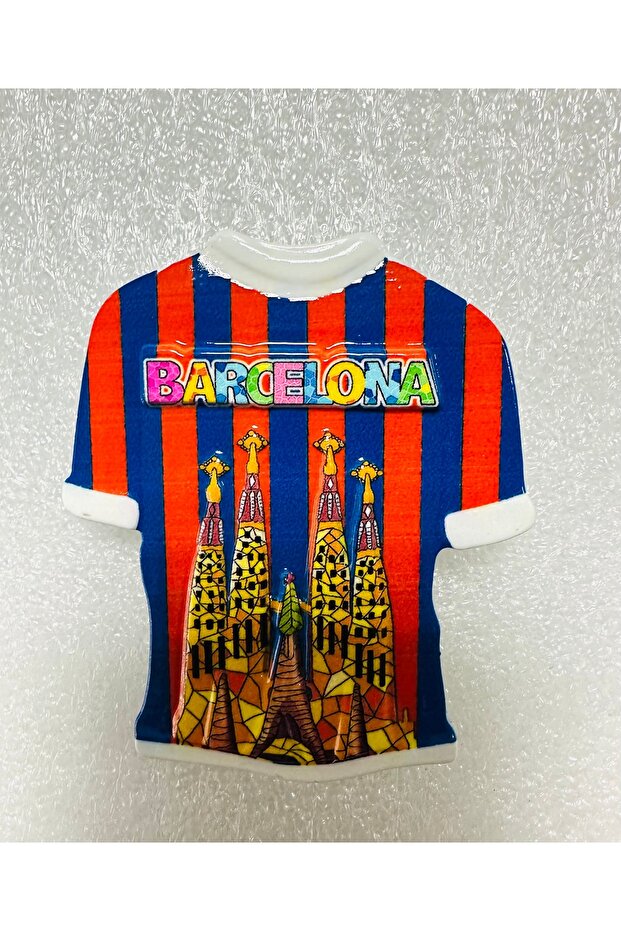 Barcelona  polyester  magnet. - 1