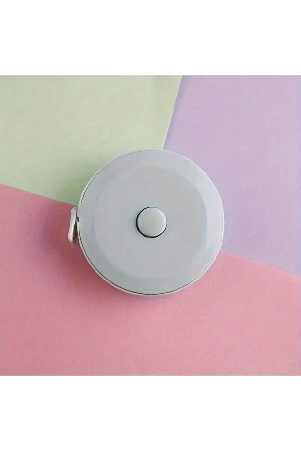 1.5 Meter Automatic Round Mini Tape Measure - 1 Piece Blue - 150 cm Tailor's Tape Measure with Reel