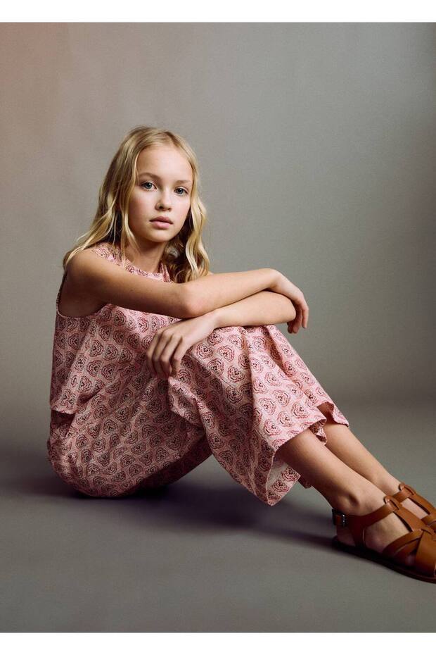 Patterned cotton pants - 4