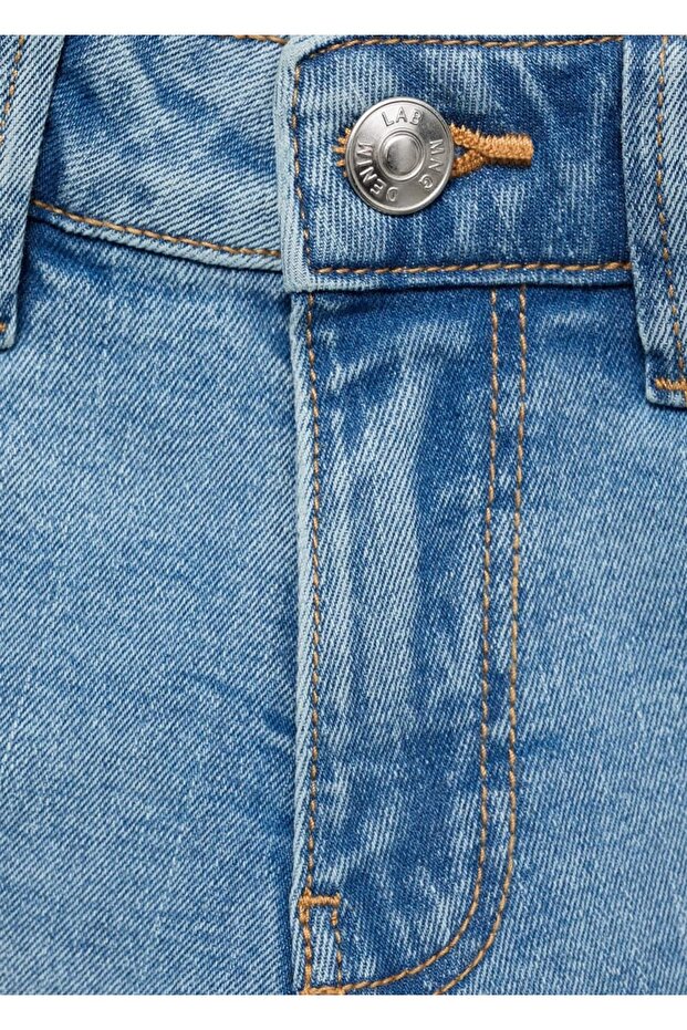 Denim bermuda şort - 3