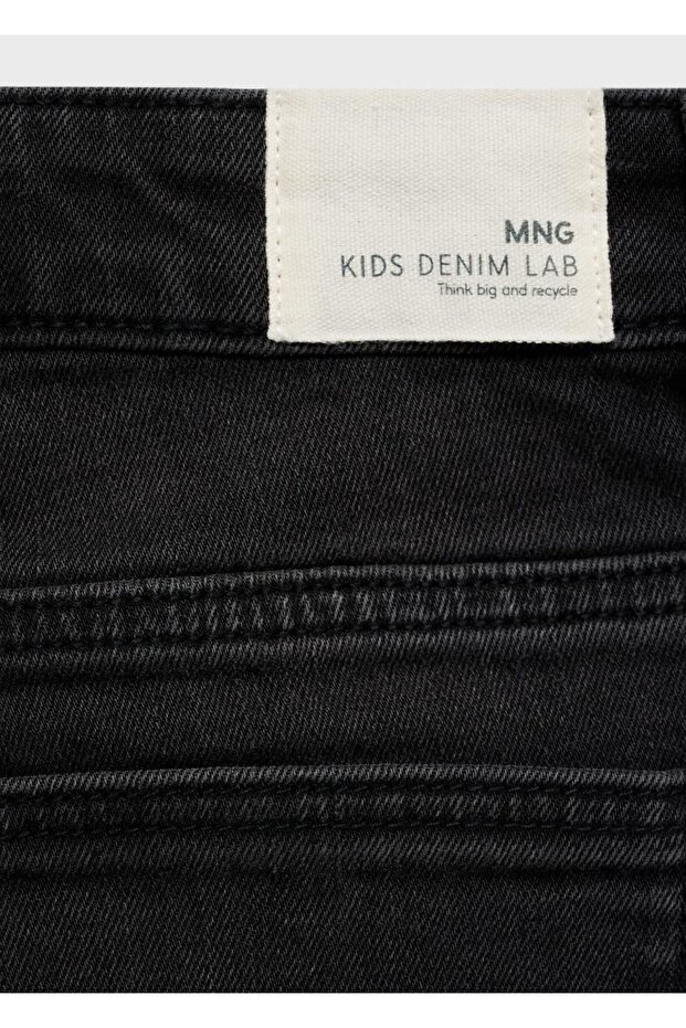 Denim bermuda şort - 3