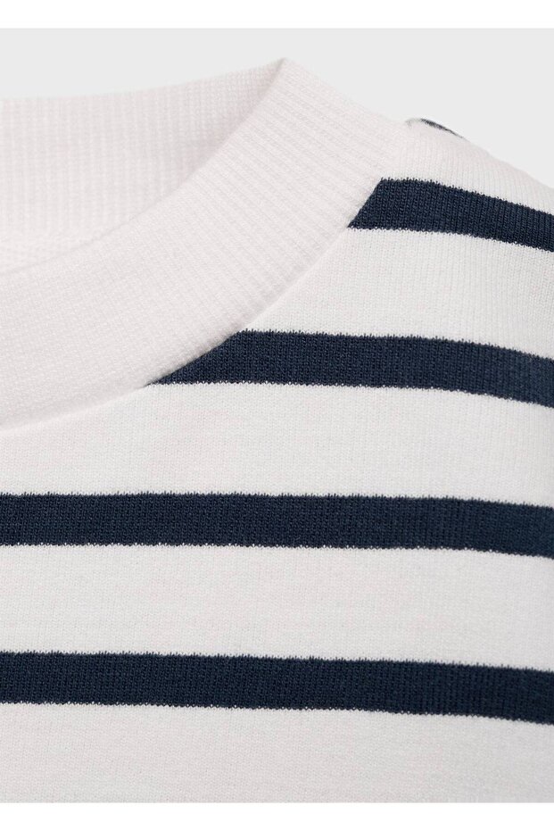 Stripe Patterned Sweatshirt - 3