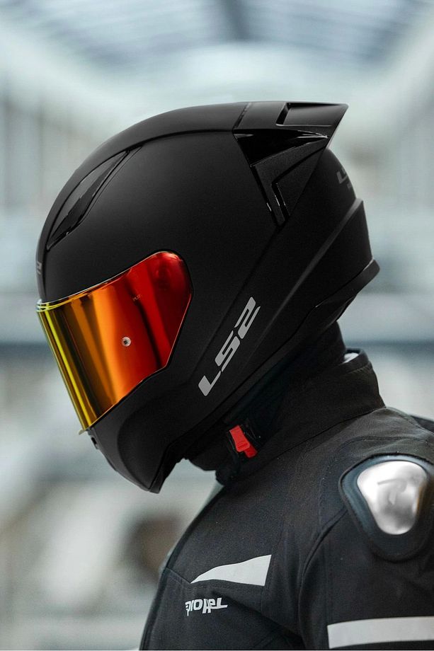 RAPID 2 RACE MAT SİYAH KASK - 3