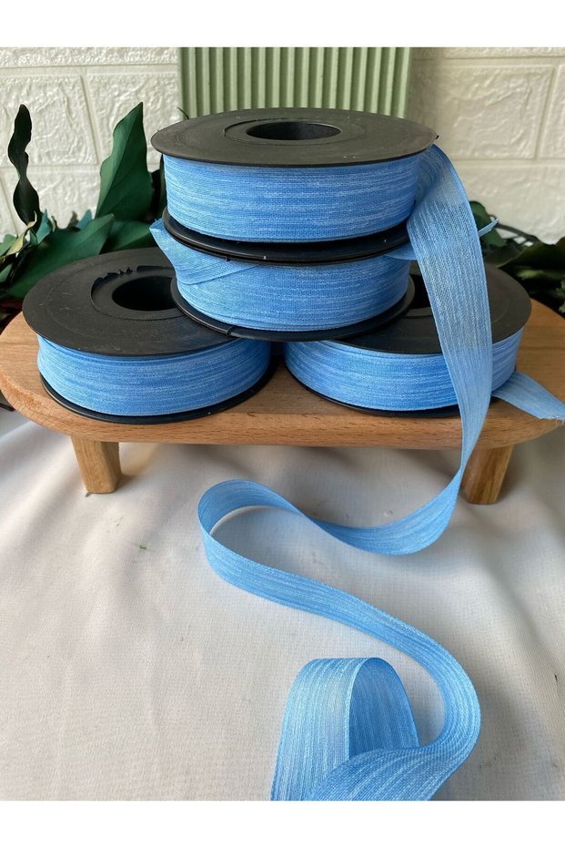 Linen Ribbon 1 Piece with Nopeli 20 Mt 2.5cm