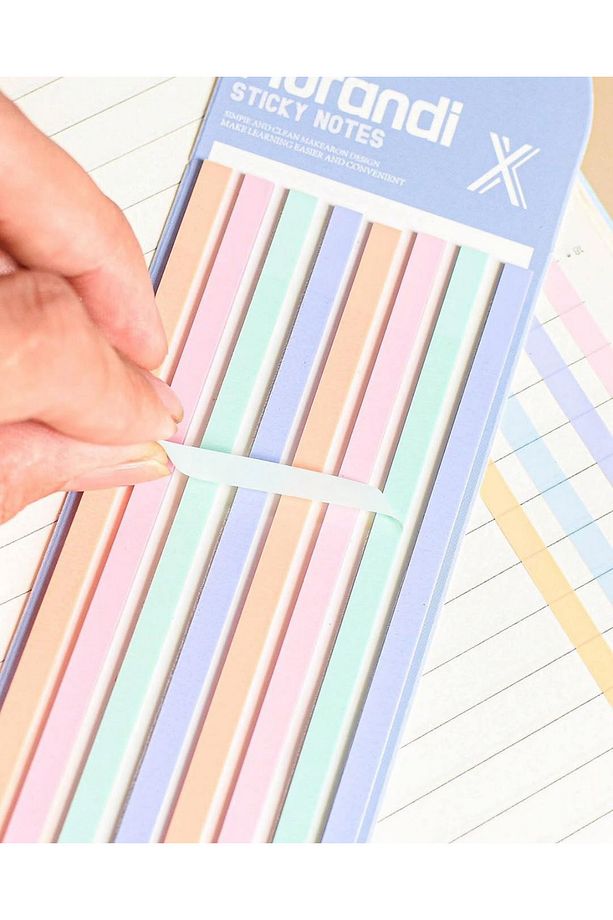 5'li Şeffaf Sticky Not Kağıdı Seti – 800 Yaprak Yapışkanlı Ayraç - 5