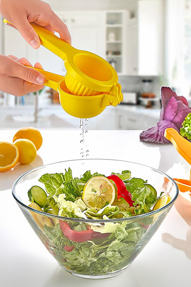 1Pc Multipurpose Hard Plastic Lemon and Citrus Juicer Squeezer Practical Plastic Lemon Lime Squeezing - 4