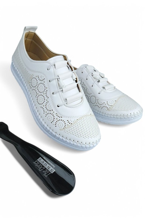 The Dortex Drt406 Faux Leather Flexible Foldable Orthopedic Women's Shoes