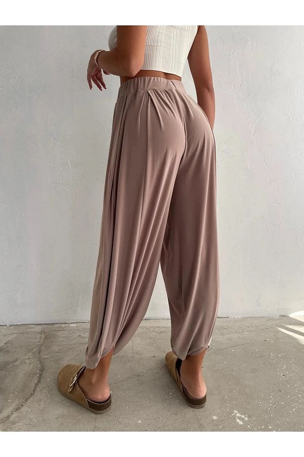 MODAL KUMAŞ ŞALVAR PANTOLON - 4