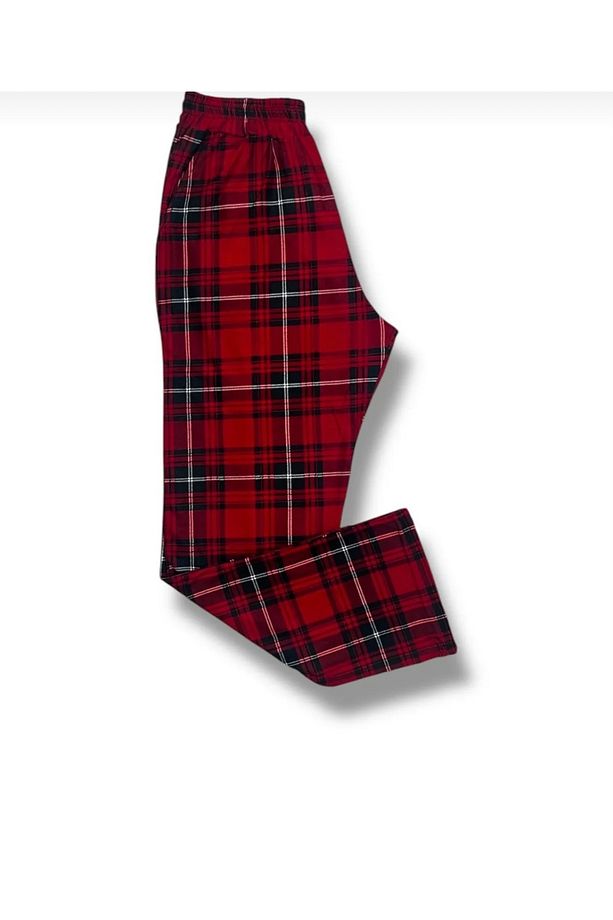 İpeksi Dokulu Süet Pijama Altı - 1