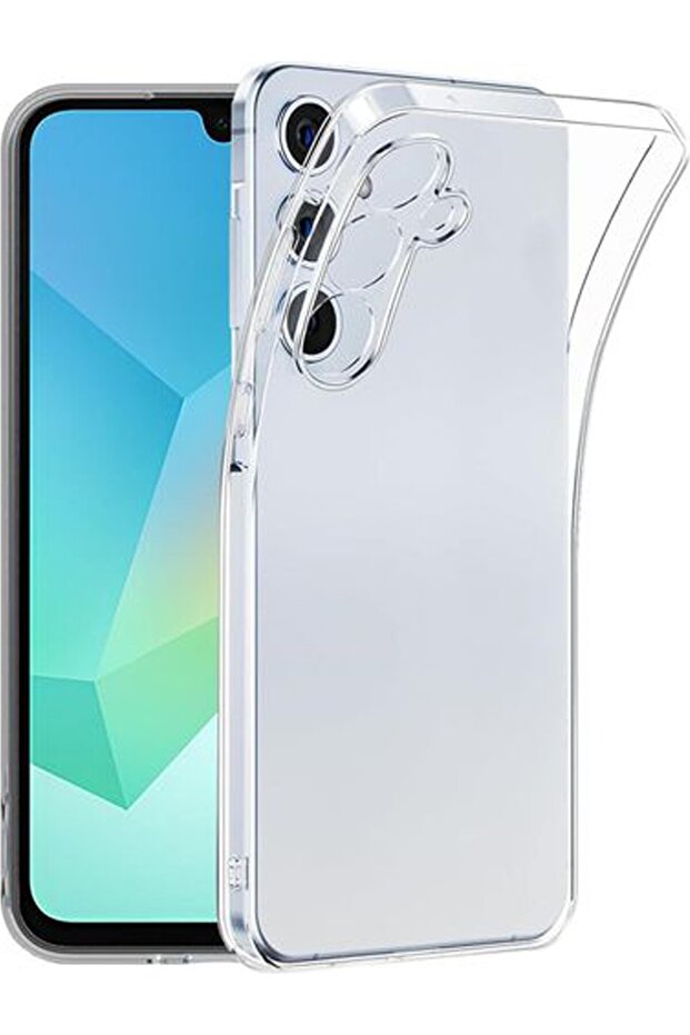 حافظة فاخرة مرنة من السيليكون الشفاف متوافقة مع هاتف Samsung Galaxy A16