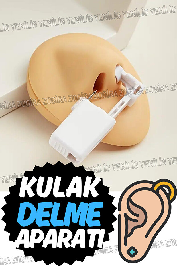 Ağrısız Kulak ve Burun Delme Aparatı (2 Adet) - Evde Profesyonel ve Kolay Kullanım İçin İdeal - 4