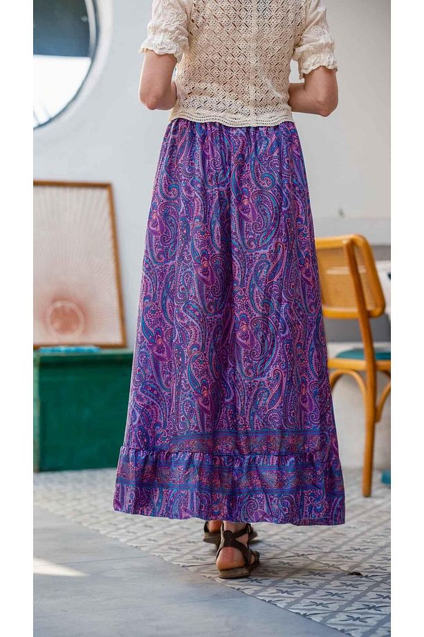 Bohemian Dreamer İpek Şort Etek - 4