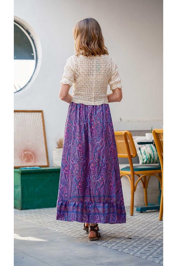 Bohemian Dreamer İpek Şort Etek - 8
