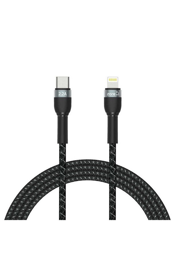 İPHONE HASIR ŞARJ KABLOSU / Zore Shira Serisi Type-C to Lightning PD Kablo 2m - 2