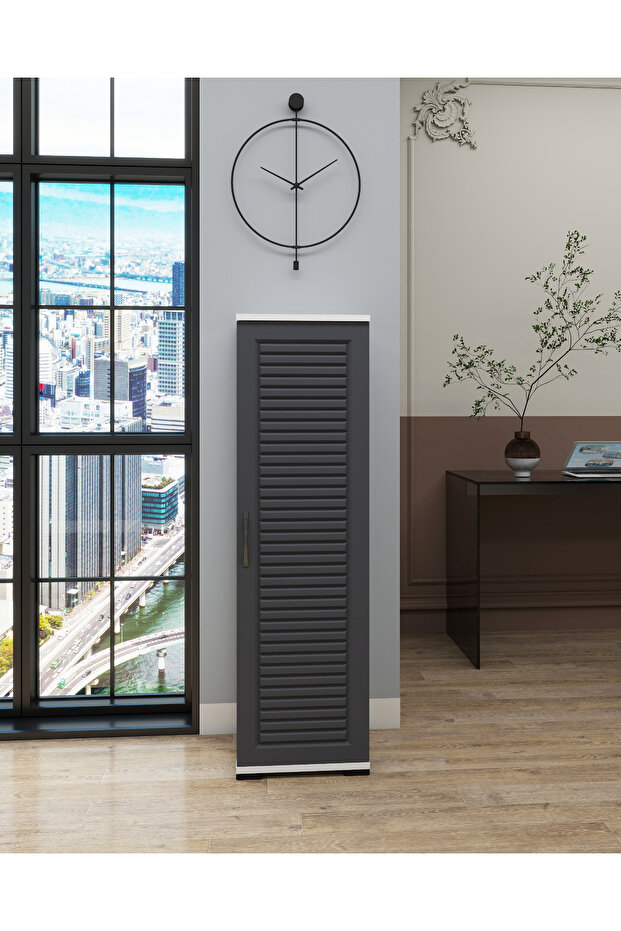 Çok Amaçlı Kapaklı Dolap Mutfak Dolabı Kiler Dolabı Tek Kapaklı Çok Amaçlı Banyo Dolabı Tek - 5