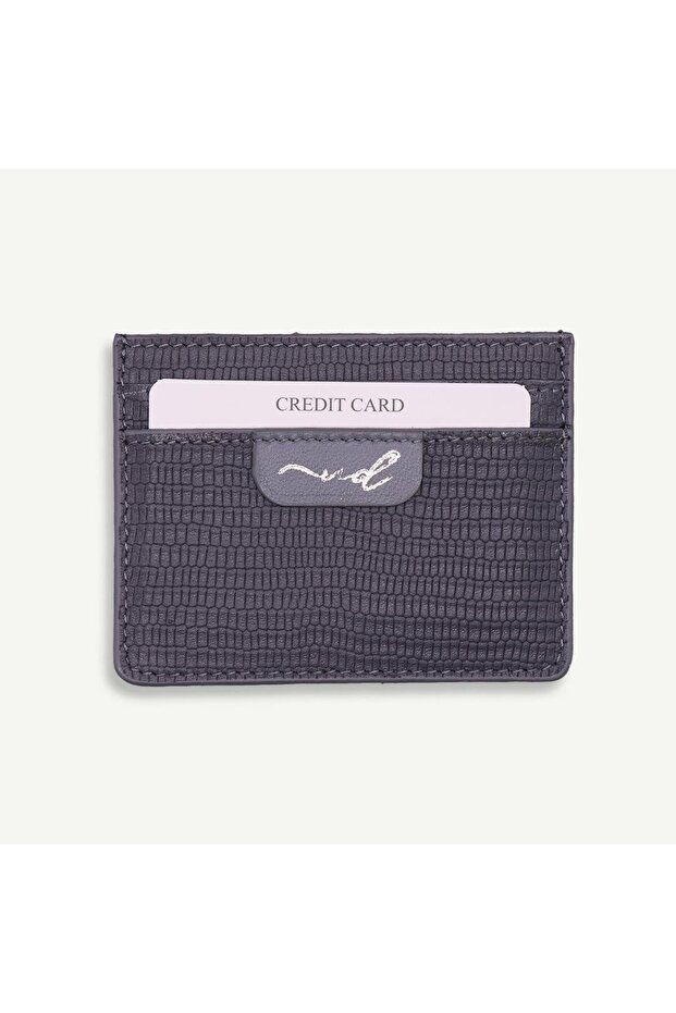 Uderra Gray Lima Printed Genuine Leather Card Holder-Sk005