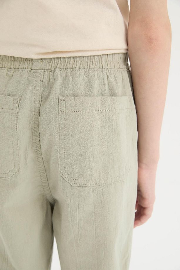 Erkek Çocuk Loose Fit Standart Paça Gofre Dokulu Pantolon D7794A825SP - 7