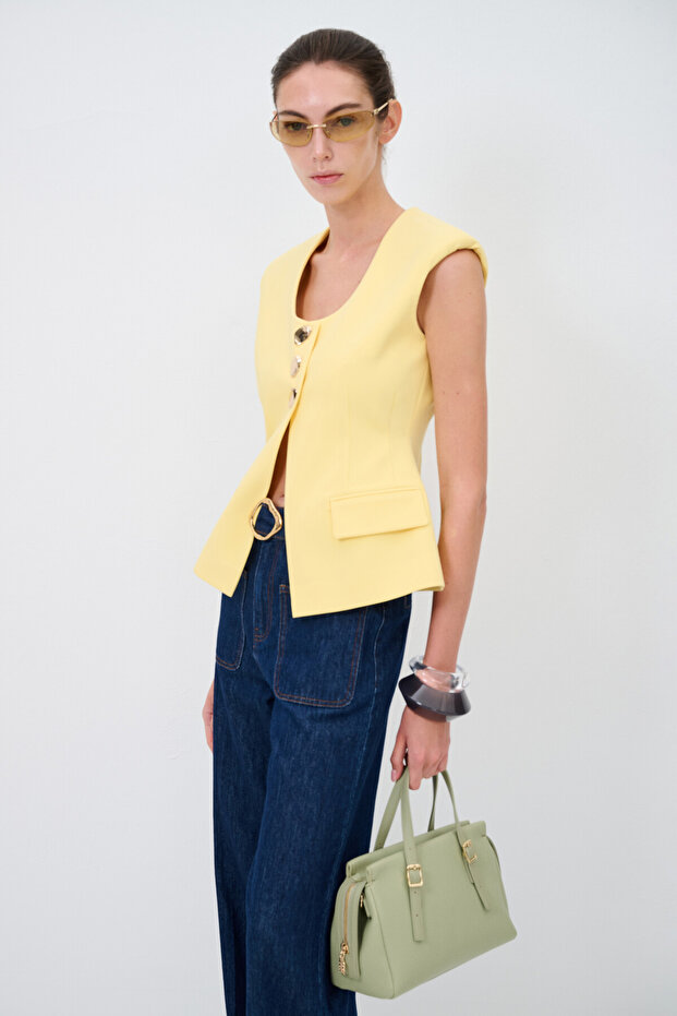 Cep Kapaklı Yelek - 4