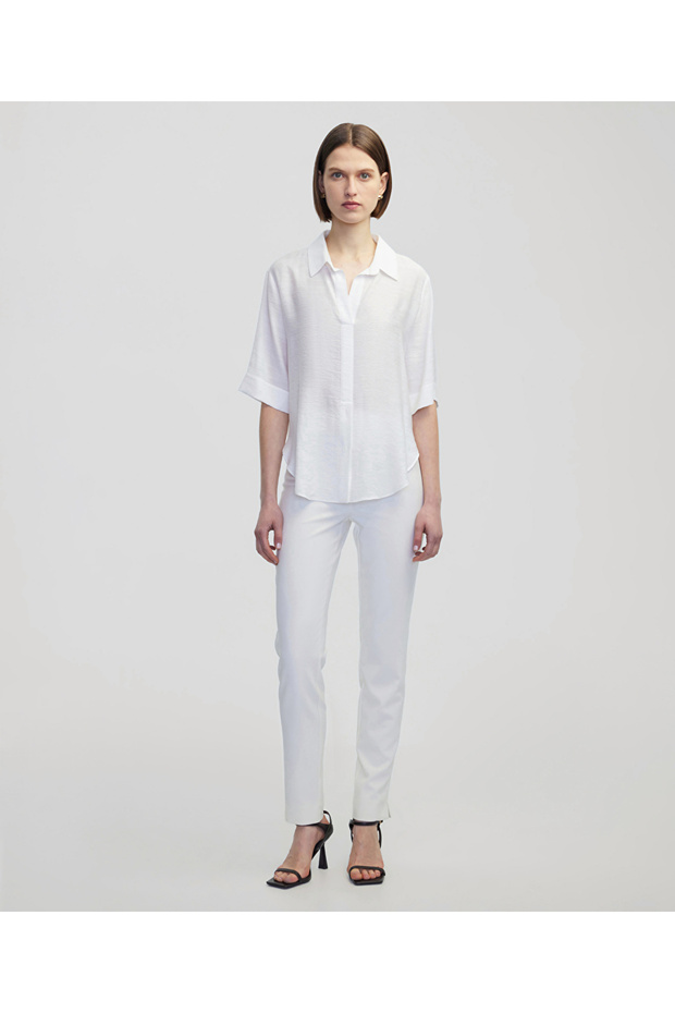 Gömlek yaka bluz - 3