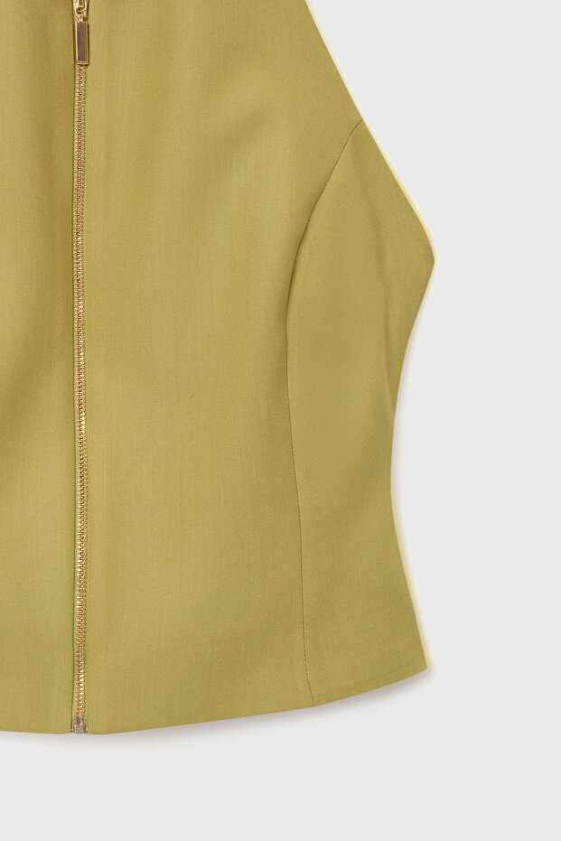 Fermuarlı Yelek - 8