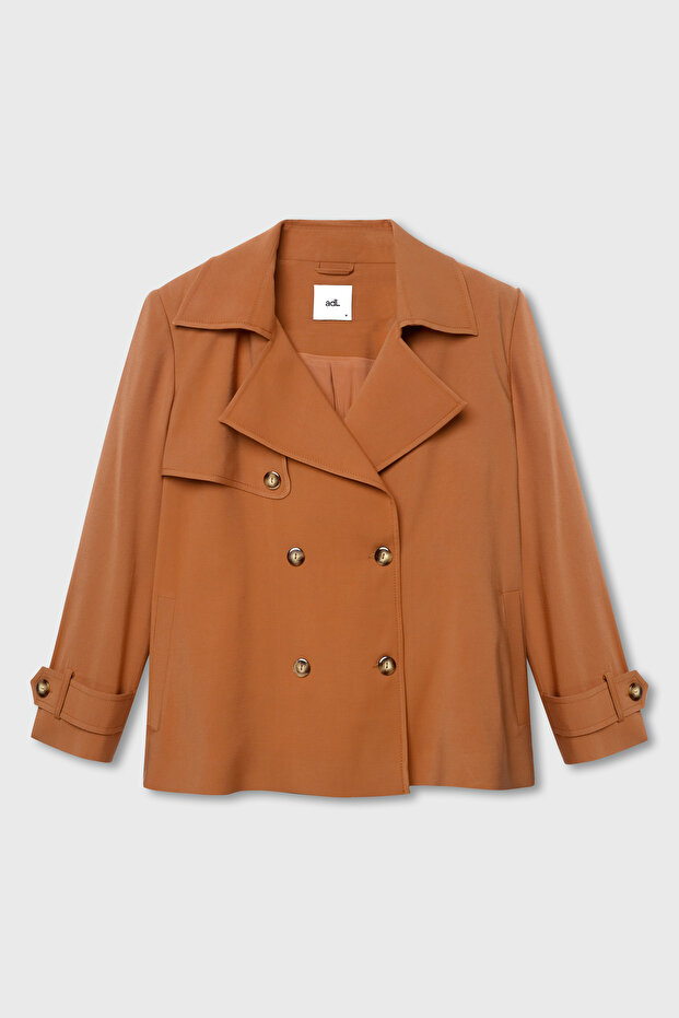 Nakışlı Düğmeli Ceket - 8