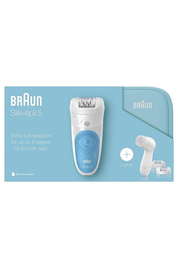 Silk-épil 5 5545 Sensosmart, Kablosuz, Islak&kuru, Epilatör Yüz Temizleme Fırçası - 4