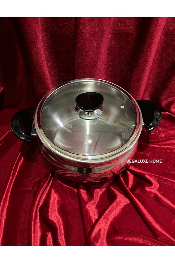 Venüs Ikiz 5 7 Litre Güveç Düdüklü Tencere Seti Cam Kapak Siyah - 3