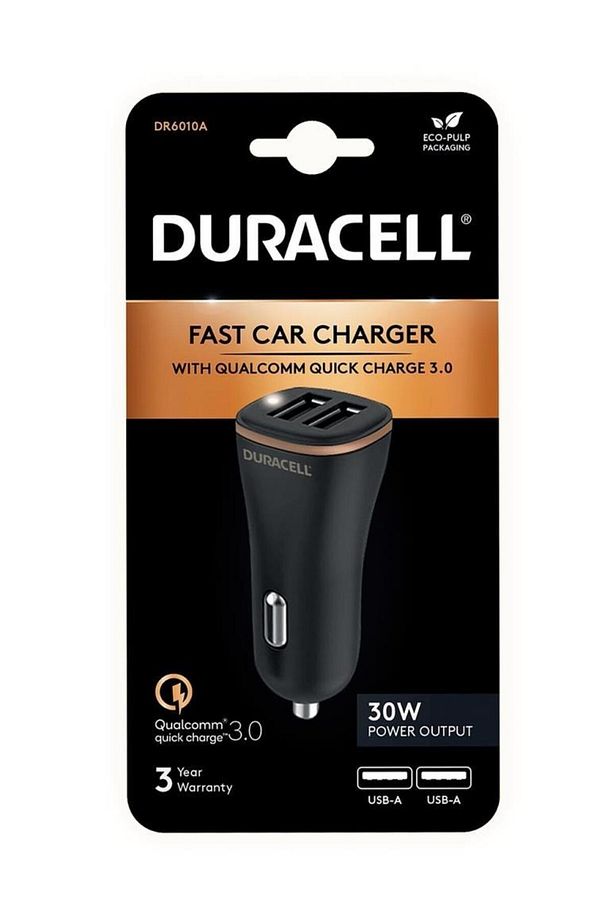 30w Araç Şarj Başlığı ( Dual Usb-a Port ) - Siyah - 1