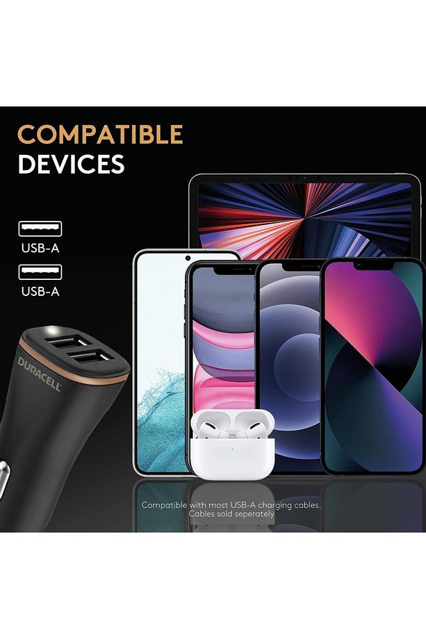 30w Araç Şarj Başlığı ( Dual Usb-a Port ) - Siyah - 3