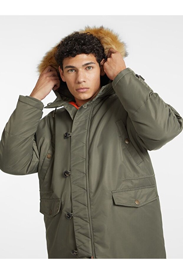 Jeans Erkek Parka - 5