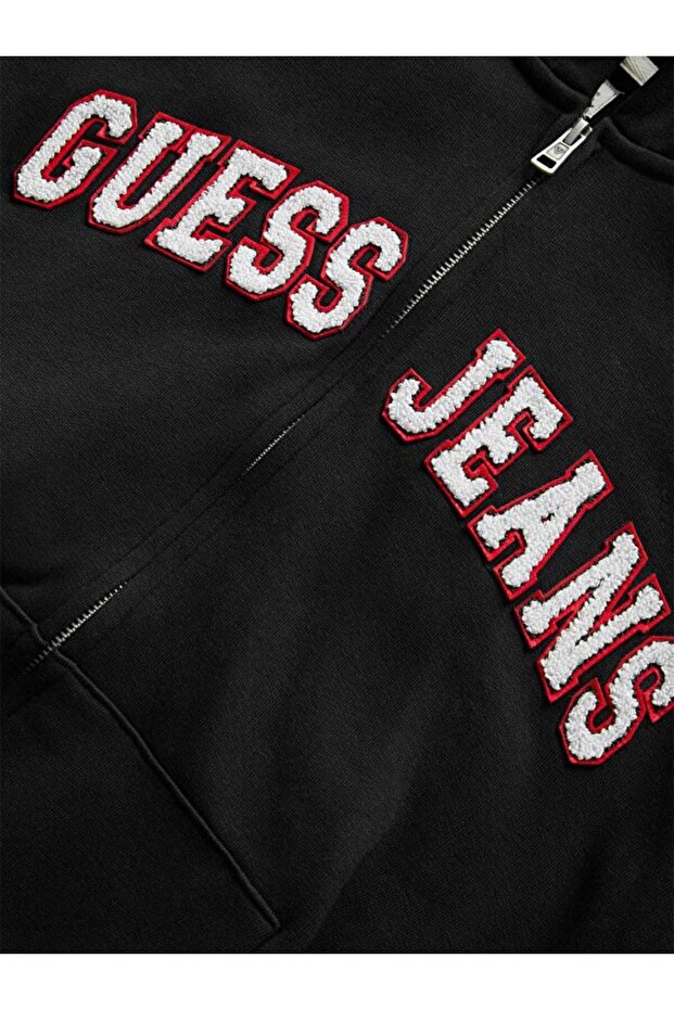 Jeans Patch Erkek Sweatshirt - 4