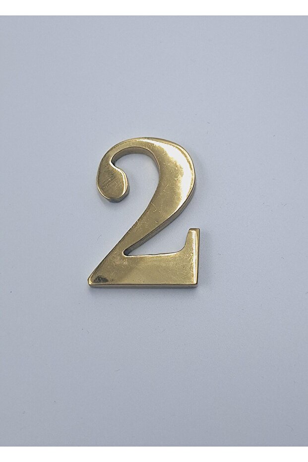 Brass Casting Number 5cm No:2