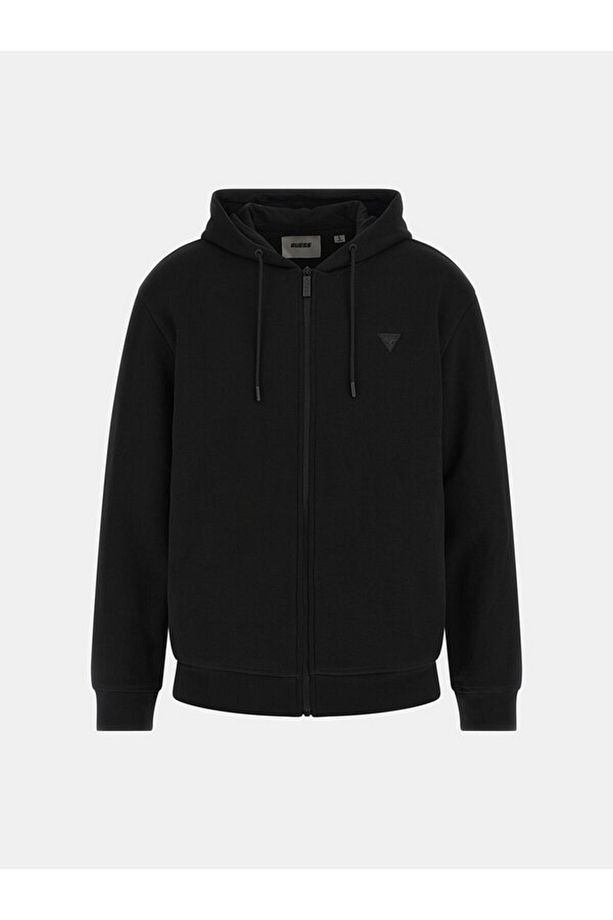 ALDWIN ZIP HOODED SW Erkek Siyah Eşofman Üstü Z2YQ28K9V31-JBLK - 4