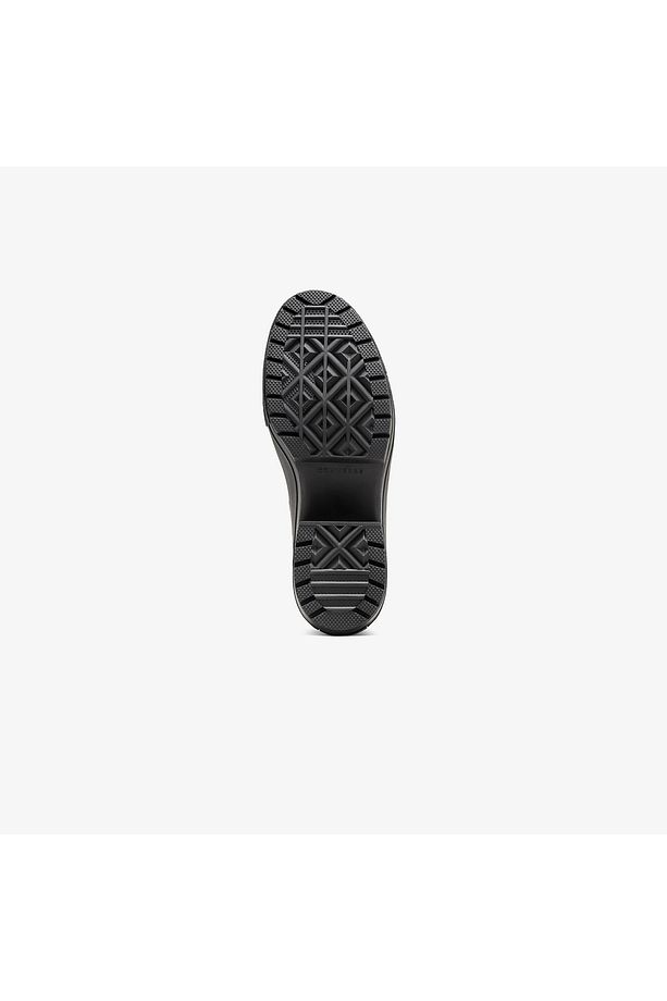 Chuck 70 De Luxe Heel Unisex Siyah Deri Platform Sneaker - 7