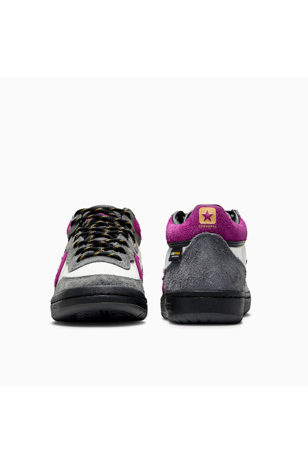 Fastbreak Pro Unisex Gri Süet Sneaker - 3