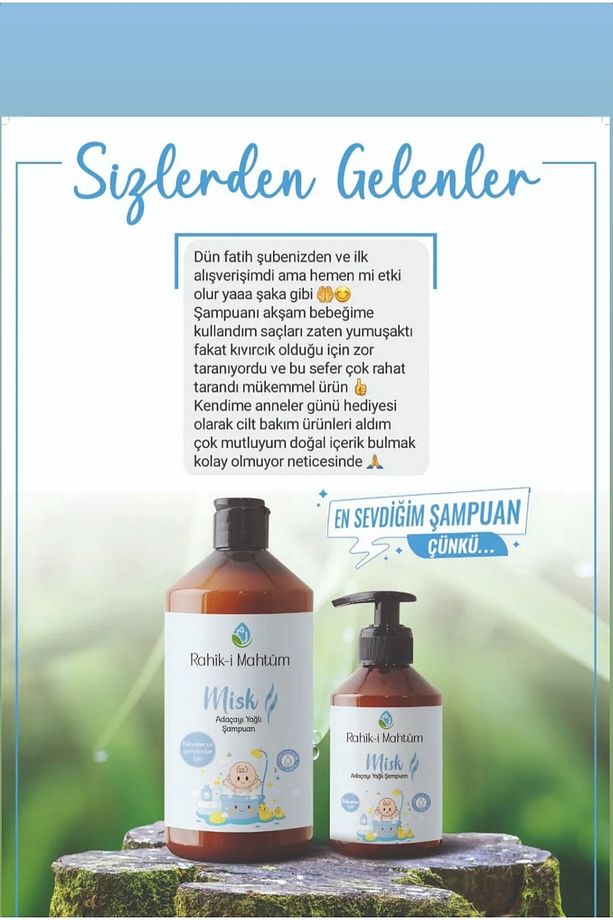 Misk Adaçayı Yağlı Şampuan (BEBEK VE YETİŞKİNLER IÇİN) (500 ML) - 4