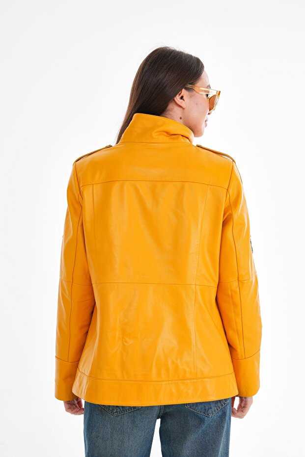 Kadın Deri Mont - 7