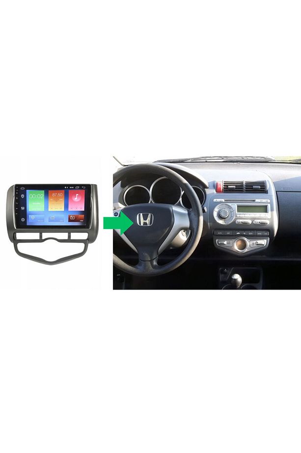 Honda Jazz Araç Multimedya Android Ekran Carplay Navigasyon Double Teyp 4+64 9" 02-08 Gri BLUEWAY - 5
