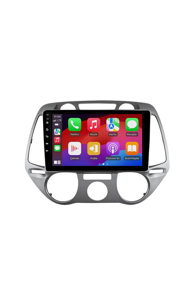 Hyundai i20 Araç Multimedya Android Ekran Carplay Double Teyp 4+64 9" 08-12 Analog Y Silver BLUEWAY - 2