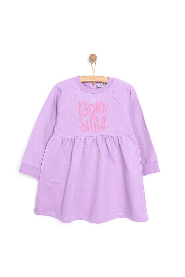 HelloBaby Basic Kız Örme Önü Fırfırlı Elbise Kız Bebek - 1