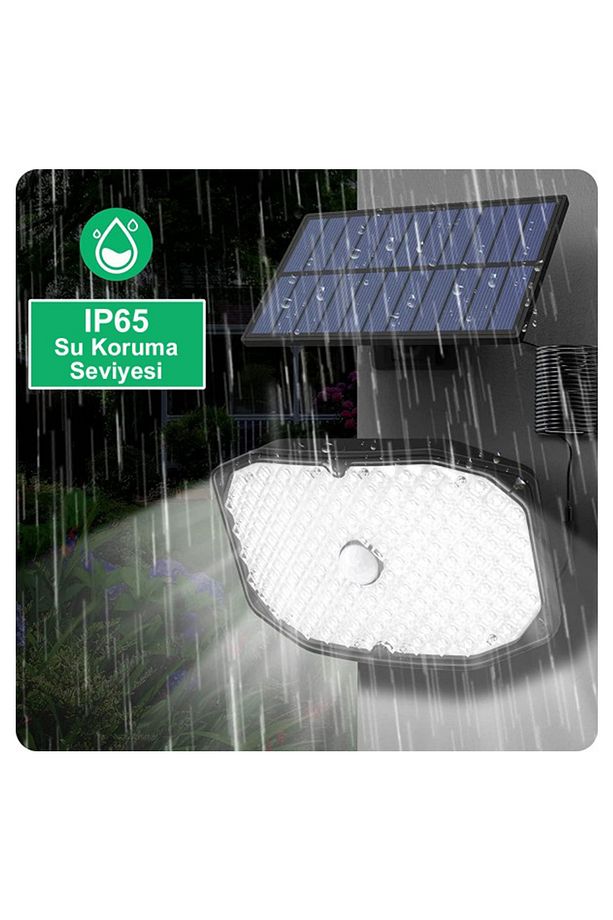 Güneş Enerjili Hareket Sensörlü, 146 Boncuk led Aydınlatma / GT-SL17/S - 4