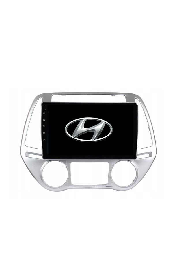 Hyundai i20 Araç Multimedya Android Ekran Carplay Double Teyp 4+64 9" 13-14 Düz Dijital Silver BLUEW - 1