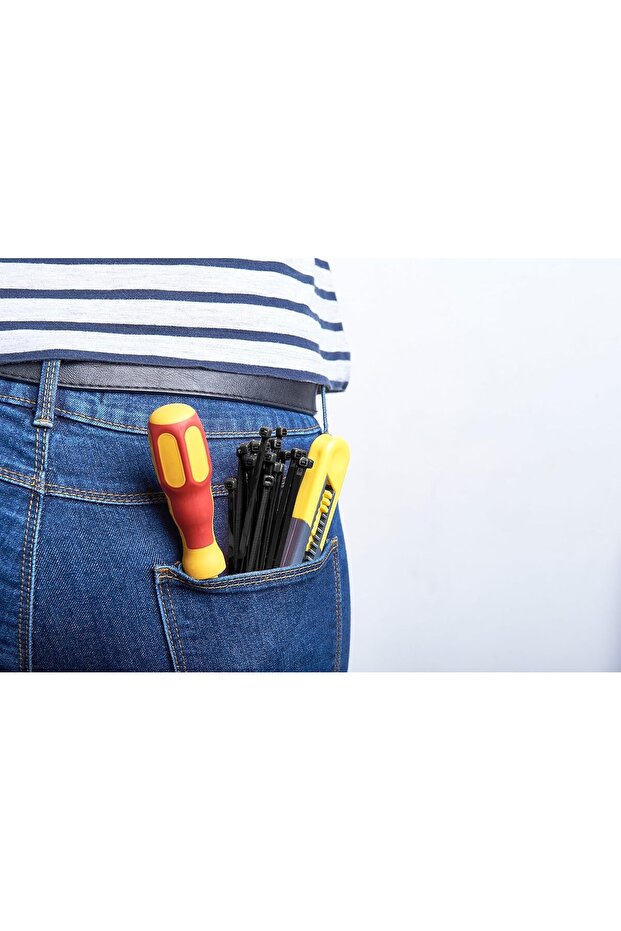 Multi Purpose Cable Ties Self Locking 50Pcs White - 5