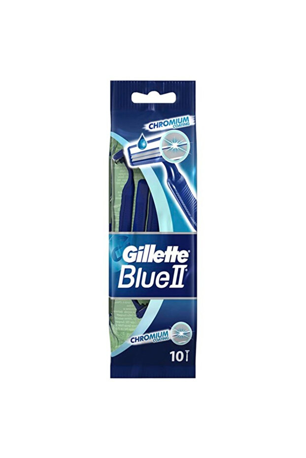 Blue II Parallel Fixed Basic Head Dual Blade Men's Disposable Razors (10s)