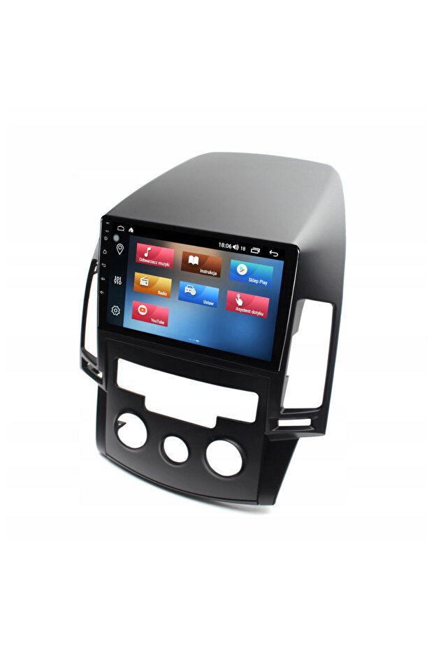 Hyundai i30 Analog Araç Multimedya Android Ekran Carplay Double Teyp 4+64 9" 08-11 Black BLUEWAY - 3