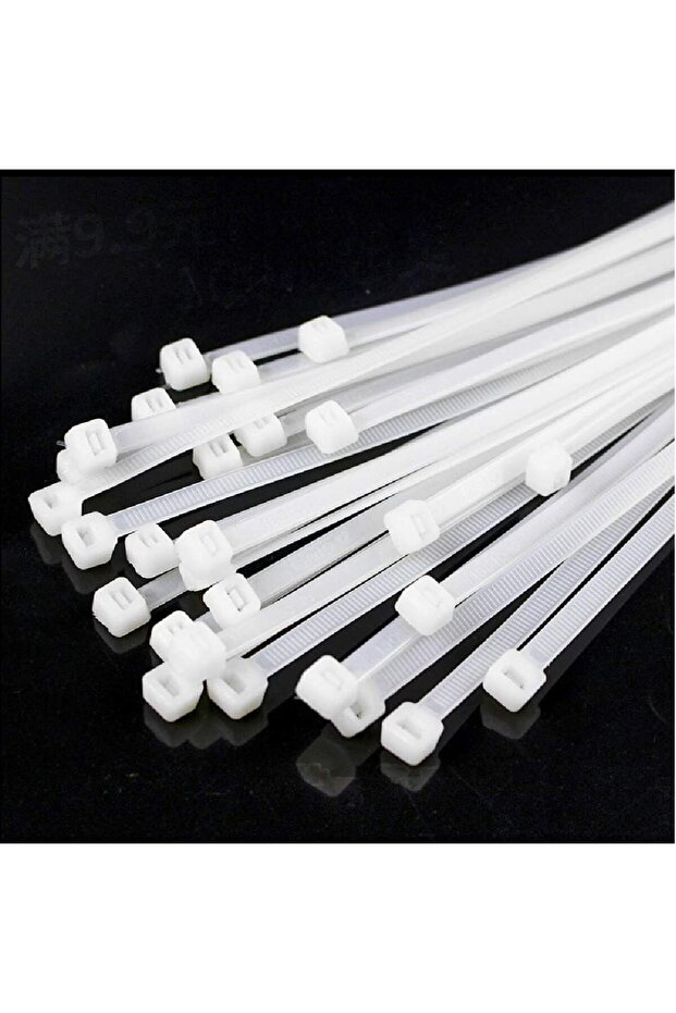 Multi Purpose Cable Ties Self Locking 50Pcs White - 3