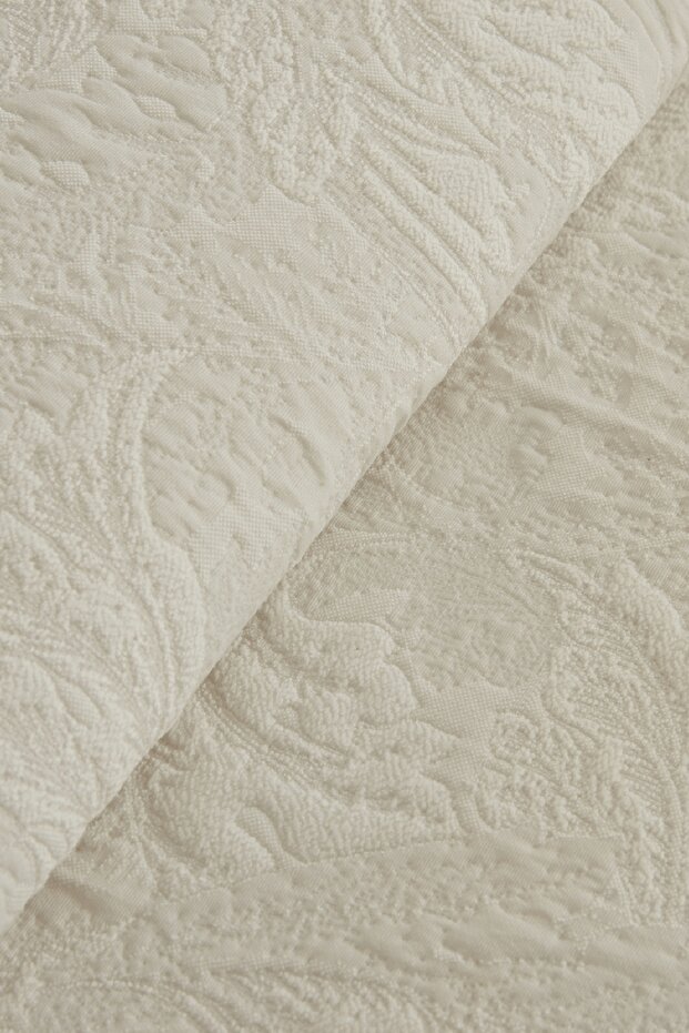 Offwhite Olivia Double Bedspread Set - 5