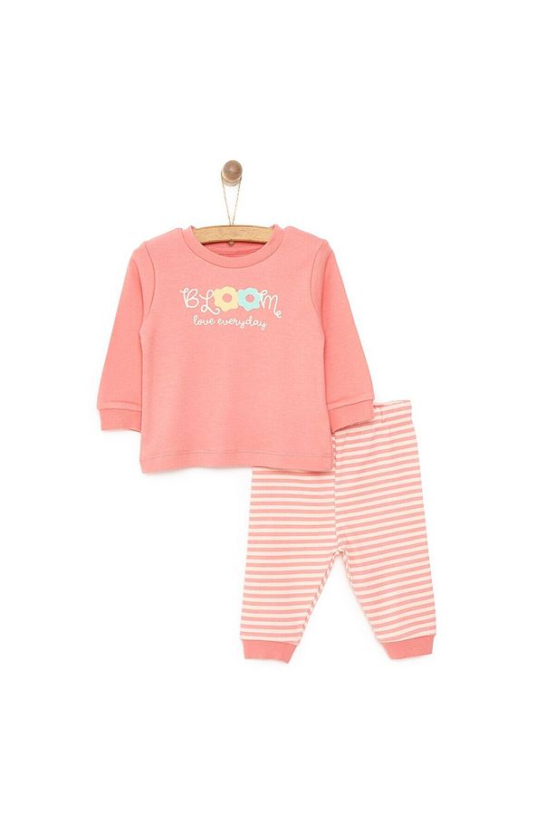 HelloBaby Bloom Bisiklet Yaka Pijama Takımı - 1