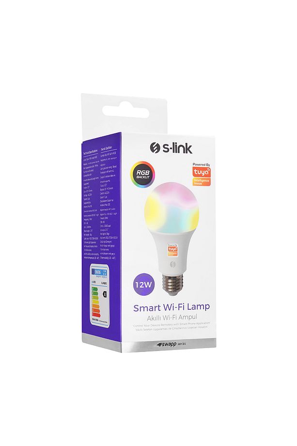 Swapp SL-RGB12 Akıllı Wi-Fi Tuya Destekli Rgb Ampul - 12 Watt - 6